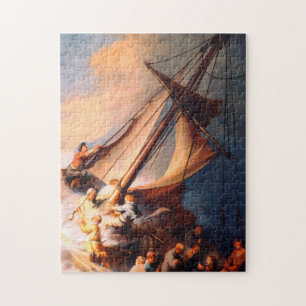 Puzzle Tempête Sur La Mer De Galilée Peinture Rembrandt