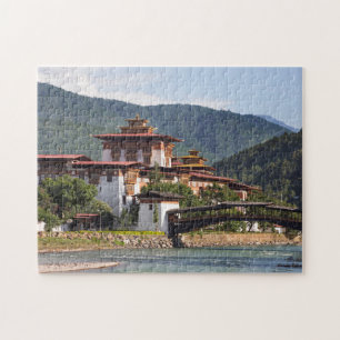 Puzzle Temple bouddhiste au bord de la rivière