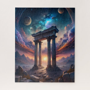 Puzzle Temple cosmique antique - Ruines de Galaxie Imagin