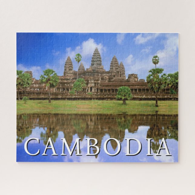 Puzzle Temple d'Angkor Wat | Kampuchea, Cambodge (Horizontal)