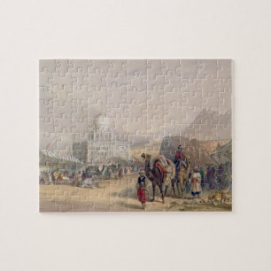 Puzzle Temple de "Ahmed Shauh", roi de l'Afghanistan,
