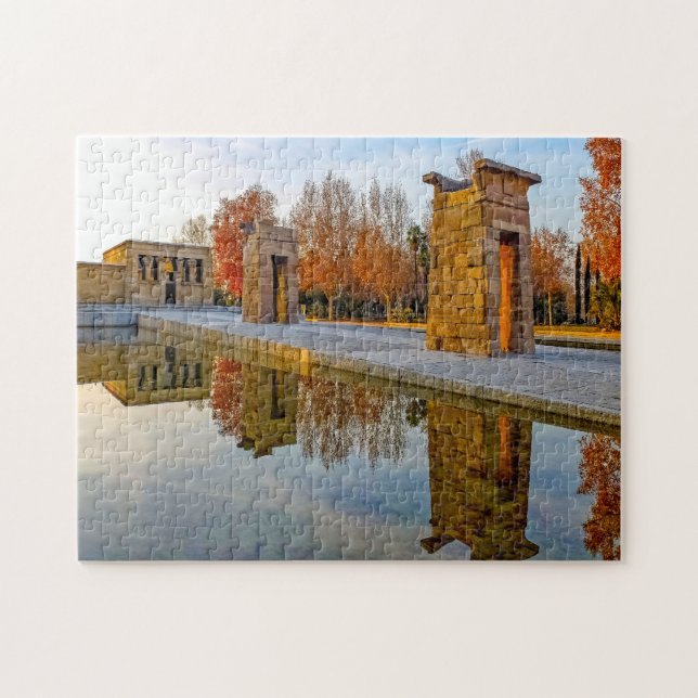 Puzzle Temple de Debod Madrid. (Horizontal)