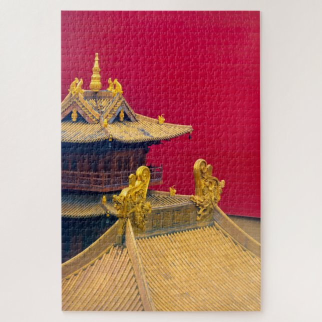 Puzzle Temple de Jing'an, Shanghai, Chine (Vertical)