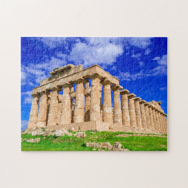 Puzzle temple de Selinunte en Sicile (Horizontal)