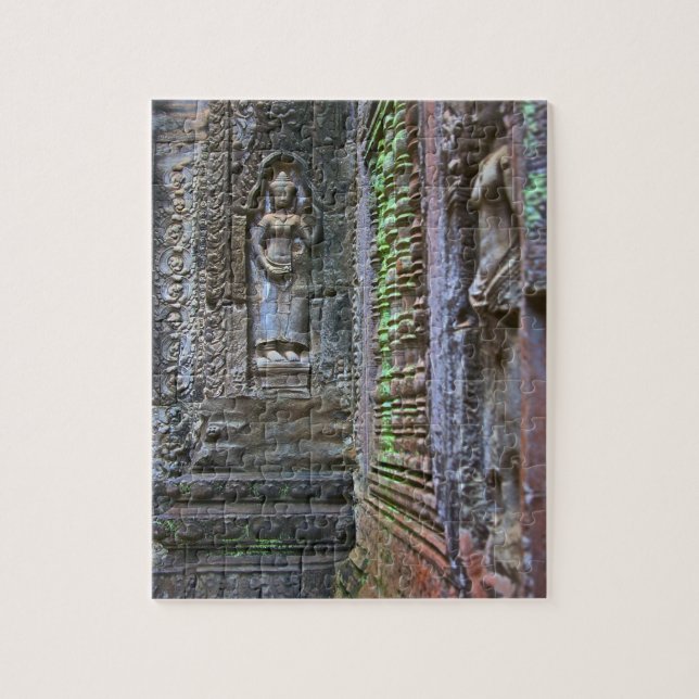 Puzzle Temple de Ta Prohm, province de Siem Reap, Cambodg (Vertical)