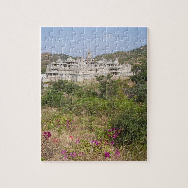 Puzzle Temple jaïn de Ranakpur, Ranakpur, Rajasthan, Inde (Vertical)