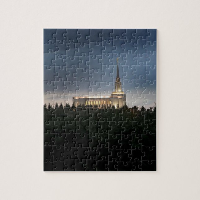 Puzzle temple mormon oquirrh montagne utah lds (Vertical)