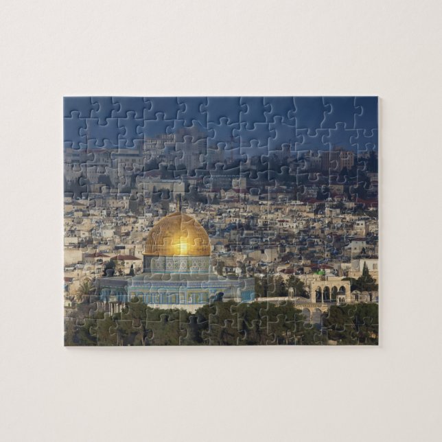 Puzzle Temple Mount and Dome of the Rock, dawn (Horizontal)
