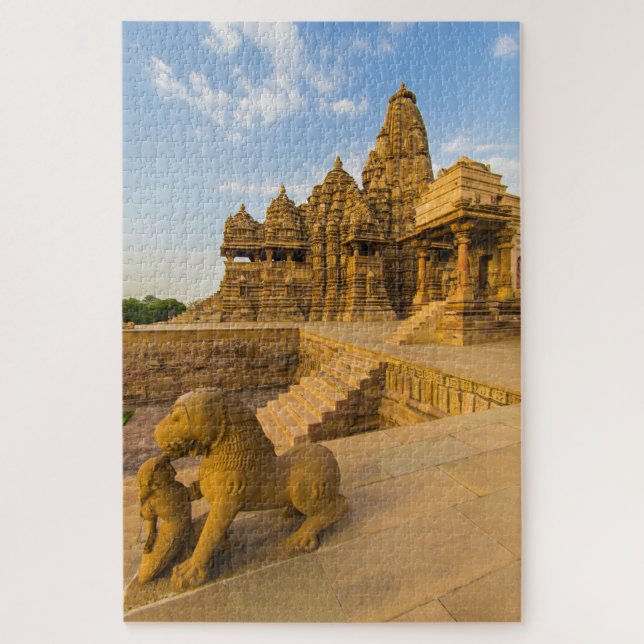 Puzzle Temples hindous à Khajuraho (Vertical)
