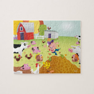 Puzzle Temps de comptage - Ferme