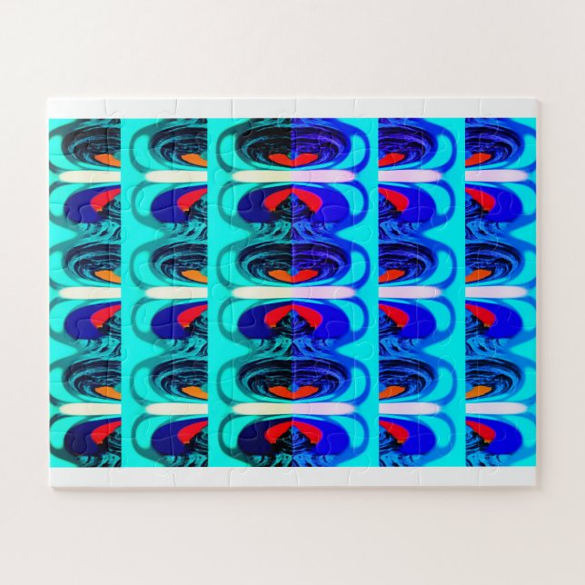 Puzzle Temps de fantaisie couches d'art abstrait (Horizontal)