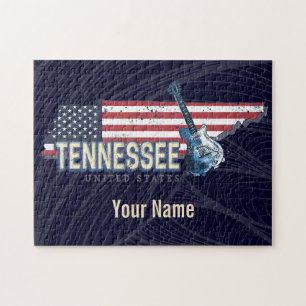 Puzzle Tennessee États-Unis Retro State Vintage USA