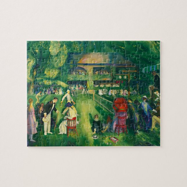Puzzle Tennis à Newport par George Bellows (Horizontal)