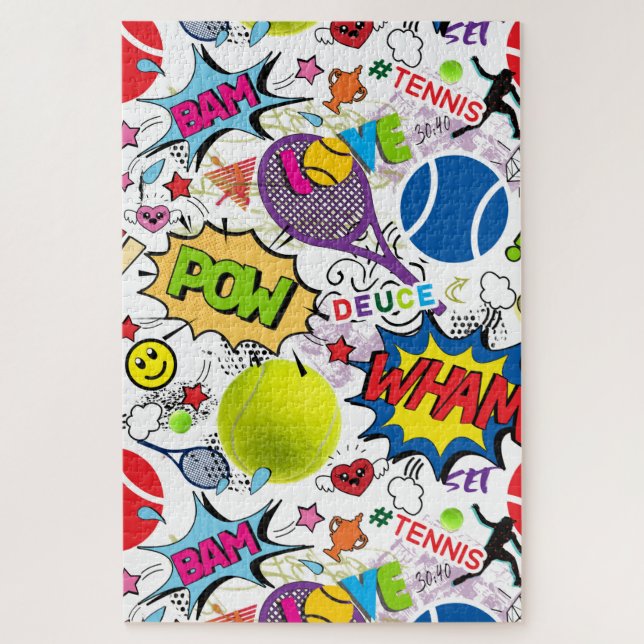 Puzzle 😍 🤩 tennis 🎾 motif (Vertical)