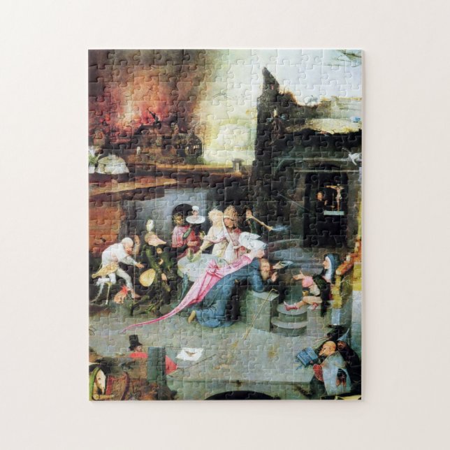 Puzzle Tentation De Saint Antoine Par Hieronymus Bosch (Vertical)