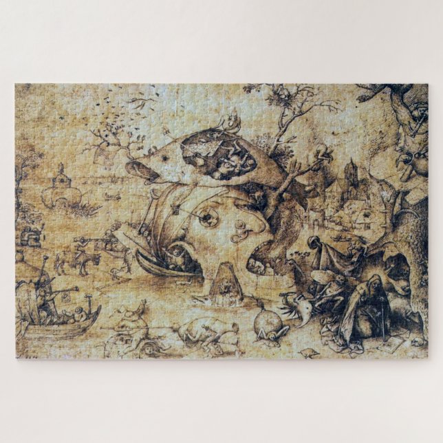 Puzzle Tentation de Saint Antony le Grand, Pieter Bruegel (Horizontal)