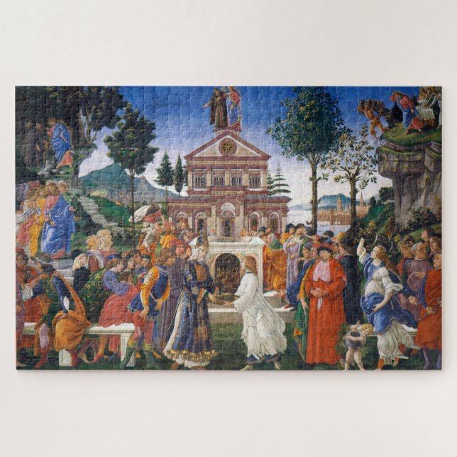 Puzzle Tentations du Christ, Sandro Botticelli (Horizontal)