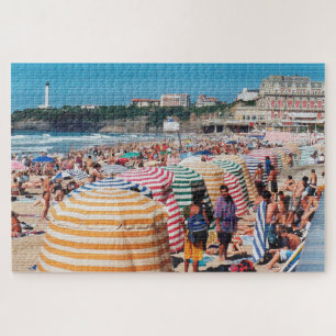Puzzle Tentes de plage, Biarritz