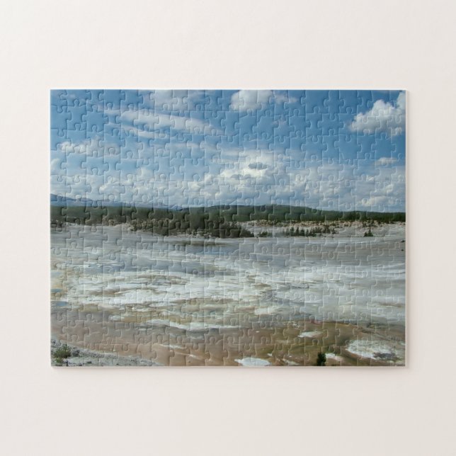 Puzzle Terrain chaud du parc national Yellowstone, geyser (Horizontal)