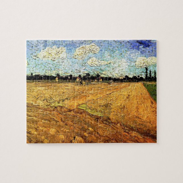 Puzzle Terrain coulé (les Furrows) par Vincent van Gogh (Horizontal)