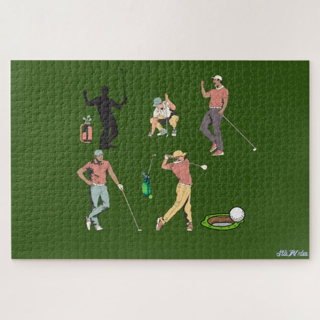 Puzzle terrain de golf vert (Horizontal)