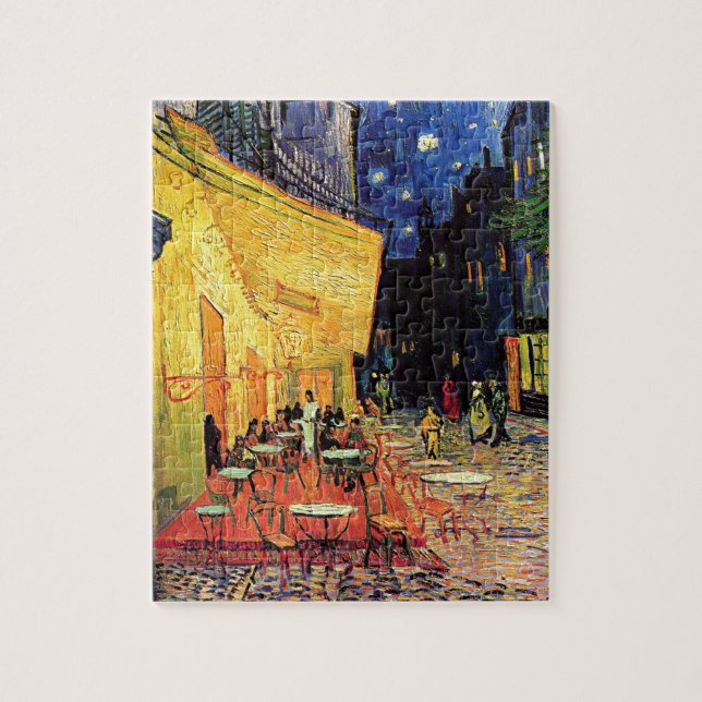 Puzzle Terrasse de café de Van Gogh la nuit (Vertical)