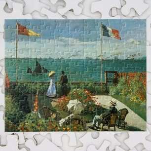 Puzzle Terrasse en bord de mer à Claude Monet