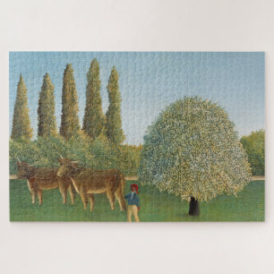 Puzzle Terre de prairie (Le Pâturage), Henri Rousseau, 19