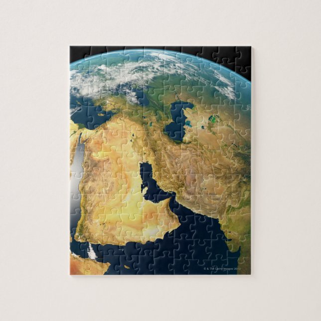 Puzzle Terre vue de l'espace (Vertical)