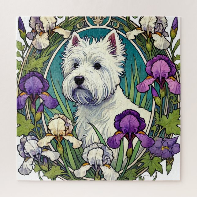 Puzzle Terrier West Highland Westie                       (Vertical)