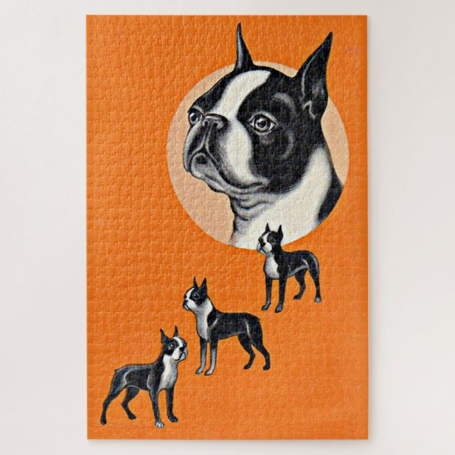 Puzzle terriers de Boston (Vertical)