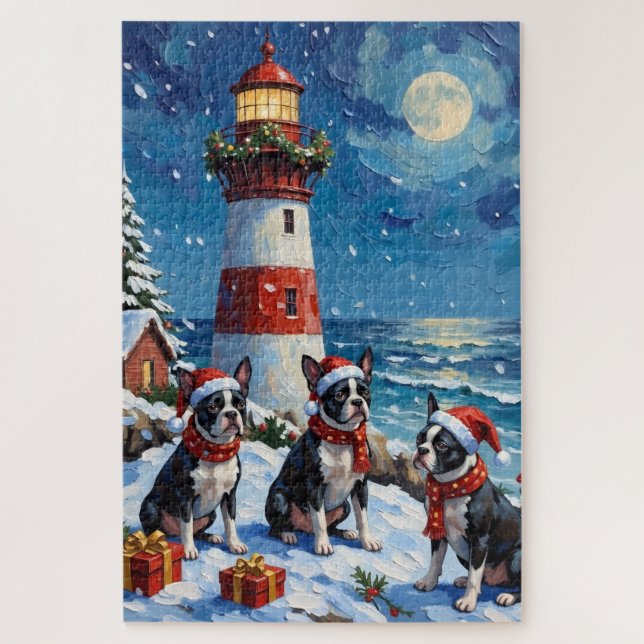 Puzzle Tervueren de Noël Phare Vacances (Vertical)