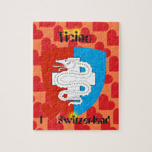 Puzzle Tessin - Ticino - Suisse - Svizzera