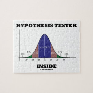 Puzzle Tester d'hypothèse à l'intérieur (Humour de courbe