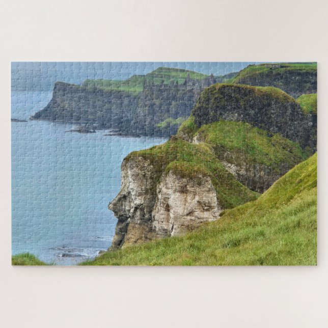 Puzzle Tête de géant et château de Dunluce, Irlande du No (Horizontal)
