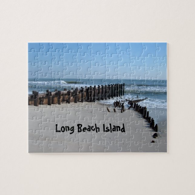 Puzzle Tête de taureau russe sur la plage (Horizontal)
