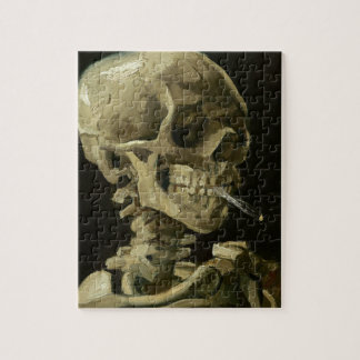 Puzzle Tête de Vincent van Gogh d'un squelette avec la