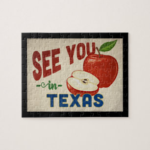 Puzzle Texas Apple - Vintage voyage