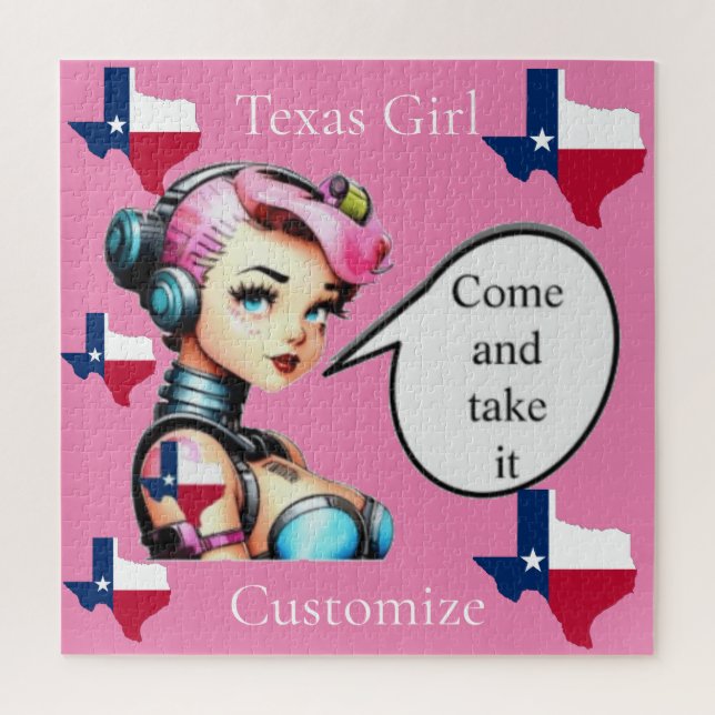Puzzle Texas Girl Thunder_Cove (Vertical)