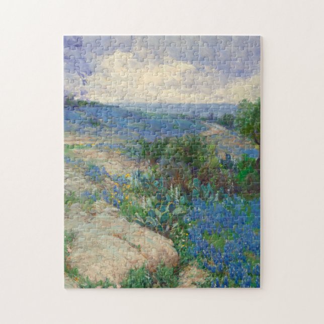 Puzzle Texas Landscape With Bluebonnets (Vertical)