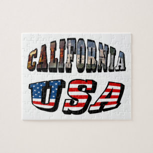 Puzzle Texte du drapeau de la Californie