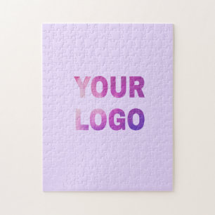 Puzzle texte simple minimal ajoutez votre logo/dessin ici