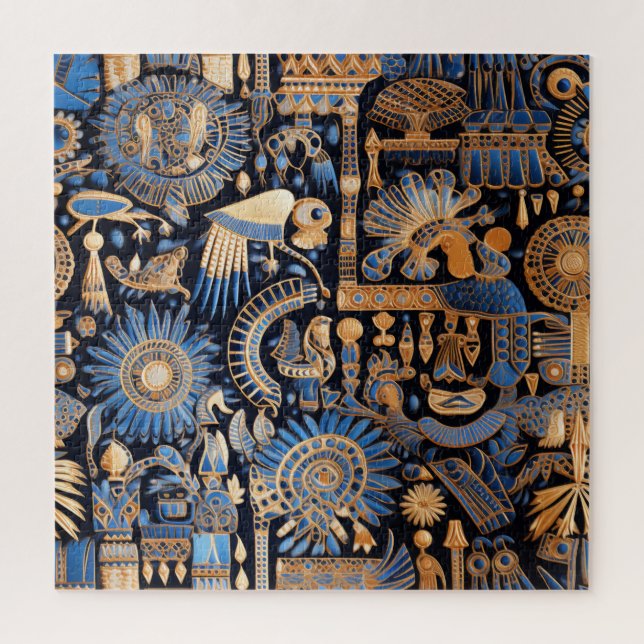 Puzzle textile égyptien antique (Vertical)