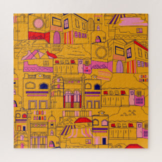 Puzzle Textile mexicain Design Motif sans couture