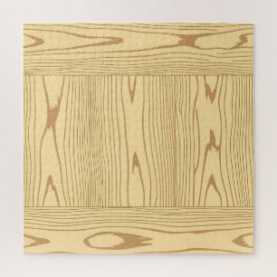 Puzzle Texture de grain de bois de chêne clair minimalist