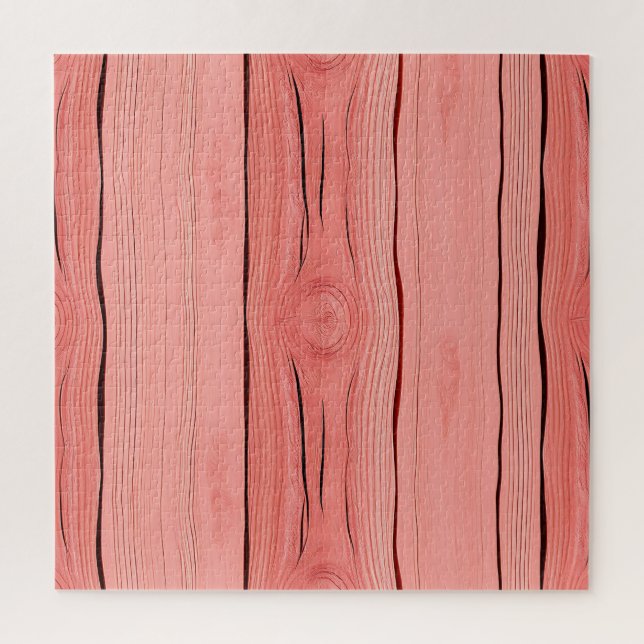 Puzzle Texture de maison de ferme rustique en bois rose c (Vertical)