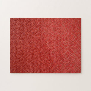 Puzzle Texture en cuir rouge