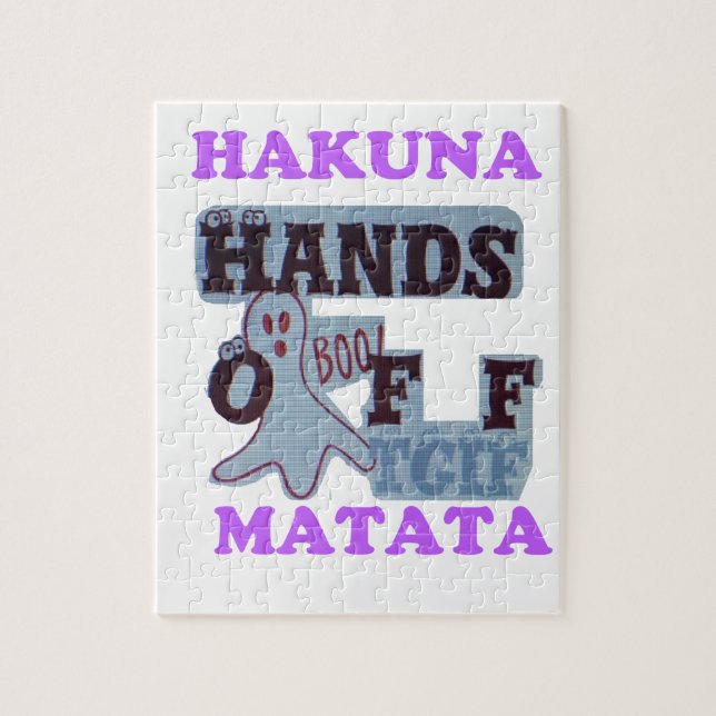 Puzzle TGIF Hakuna Matata mains off Boo Drôle Visage (Vertical)