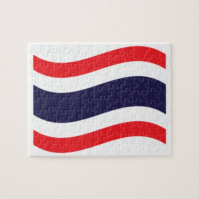 Puzzle Thai Flag Wave (Horizontal)
