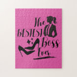 Puzzle The Bestest Lady Boss<br><div class="desc">Surprise your own Boss,  Manager,  Employer on the occassion of the Boss Day (or any special occassion) with this witty and truly cool quote!</div>